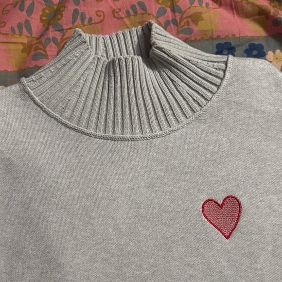 Maeve Oversized Cropped Turtleneck Sweater - Picture 5 of 7